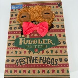 Fuggler Festive Fuggs Funny Ugly Monster Holiday Gingerbread Man Christmas Plush